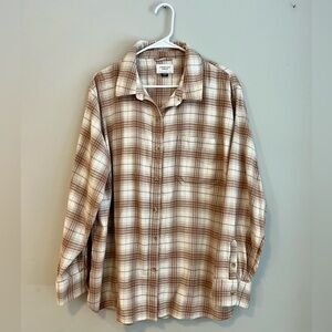 AE Oversized Flannel Shirt